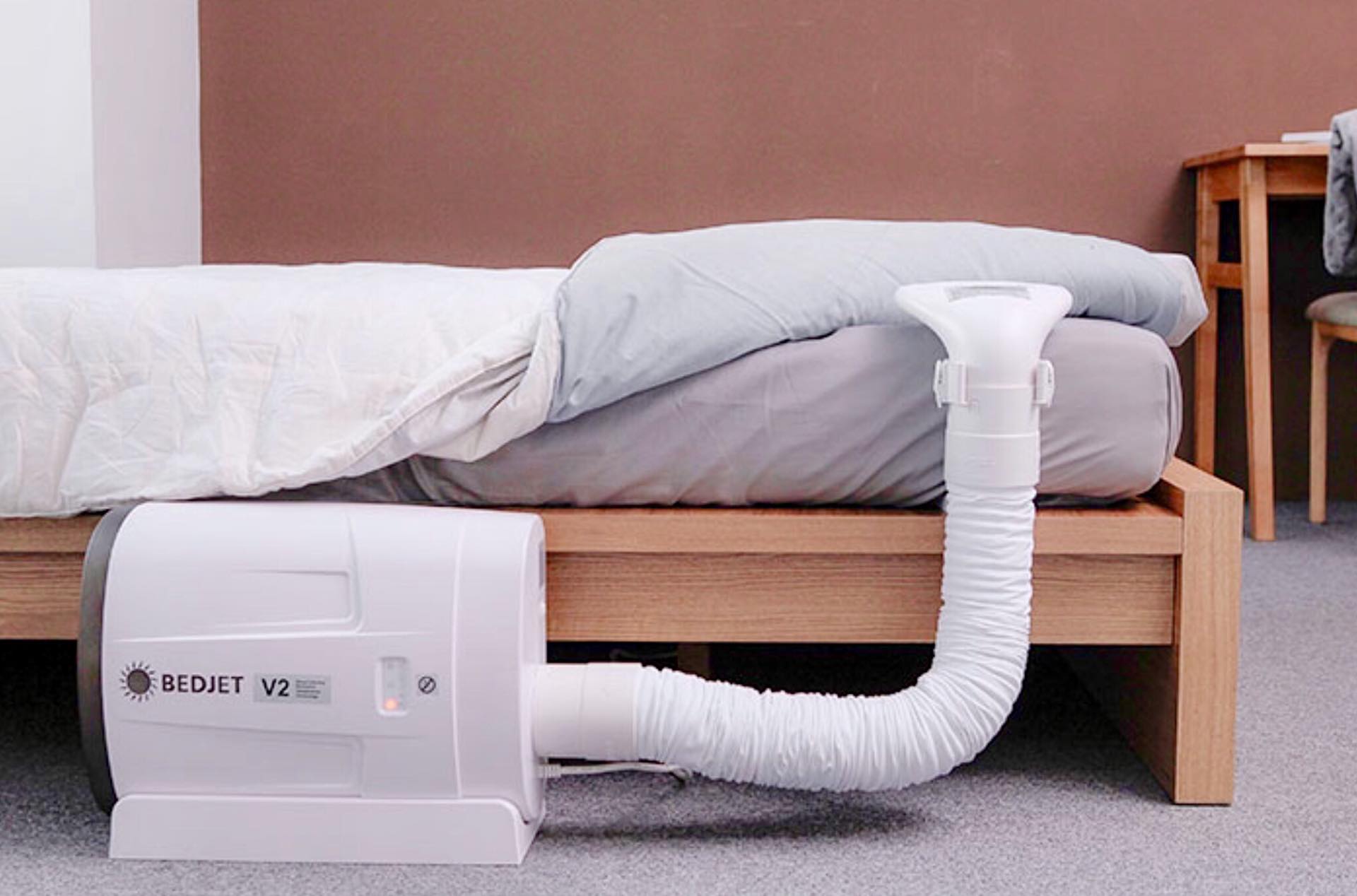 cooling foam mattress fan powered