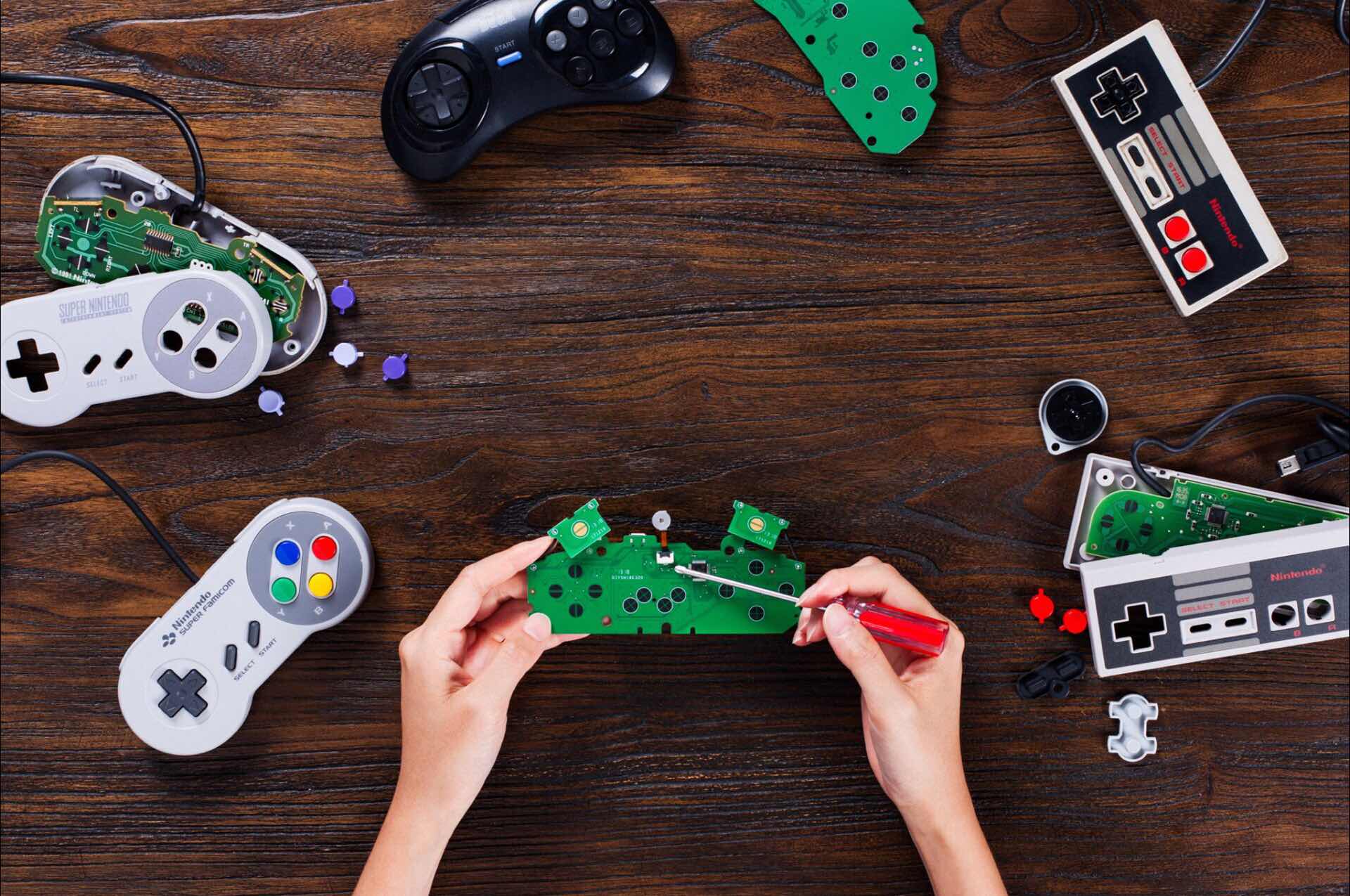 8bitdo-diy-bluetooth-retro-gaming-controller-kits