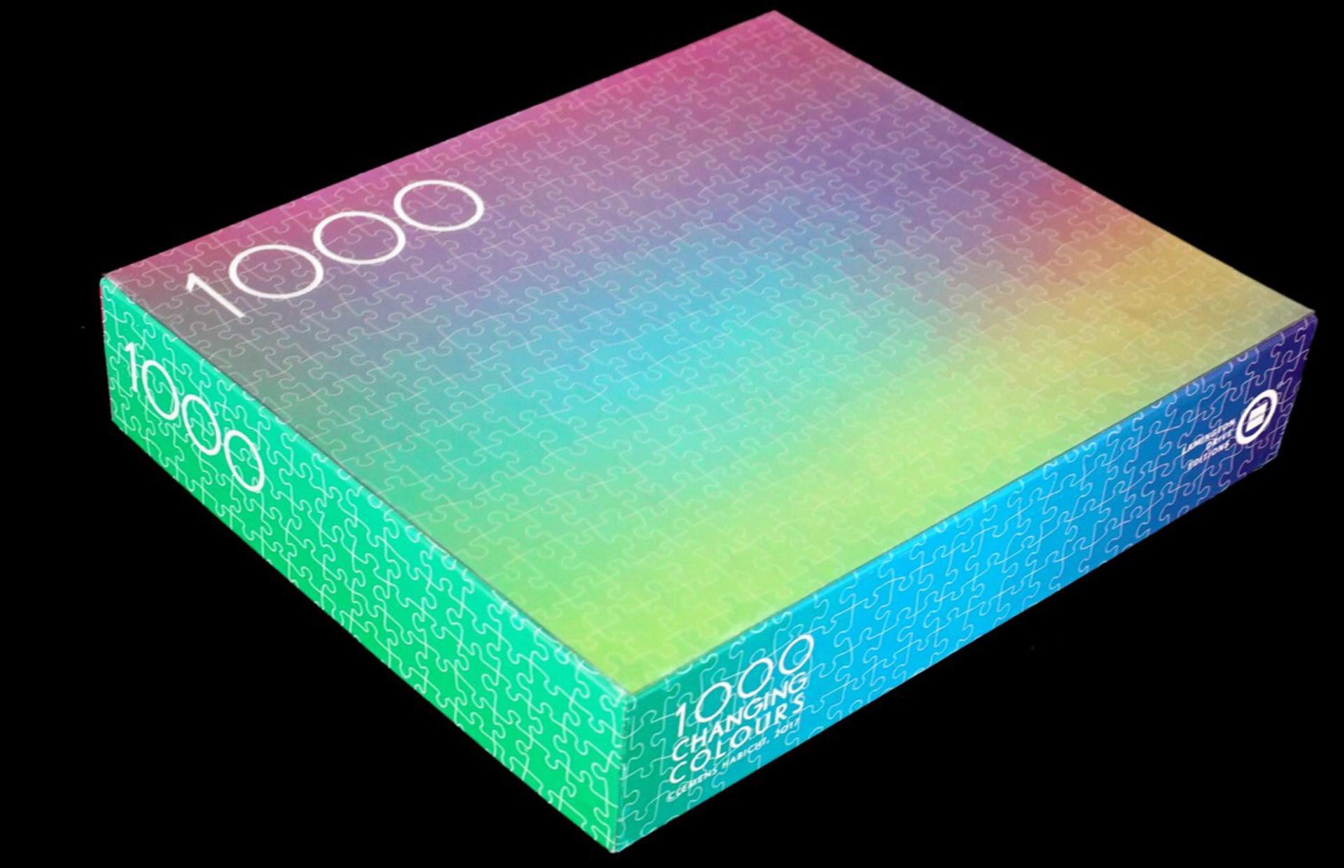 Clemens Habicht's “1000 Changing Colors” jigsaw puzzle. ($89)