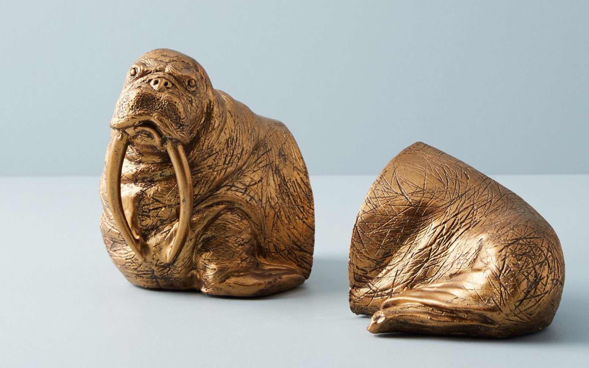 anthropologie-walrus-bookends-2