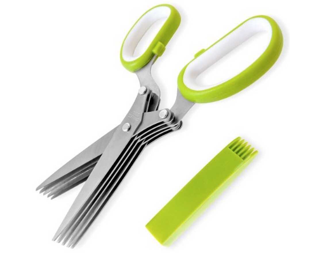 5-Blade Herb Scissors + Reviews