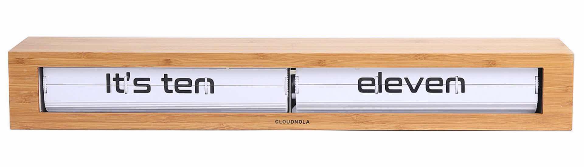 cloudnola-texttime-clock-bamboo-white