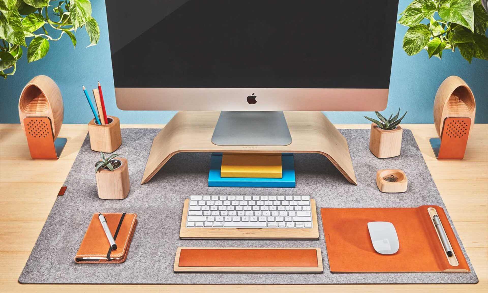 Grovemade S Wool Felt Desk Pad Collection Tools And Toys