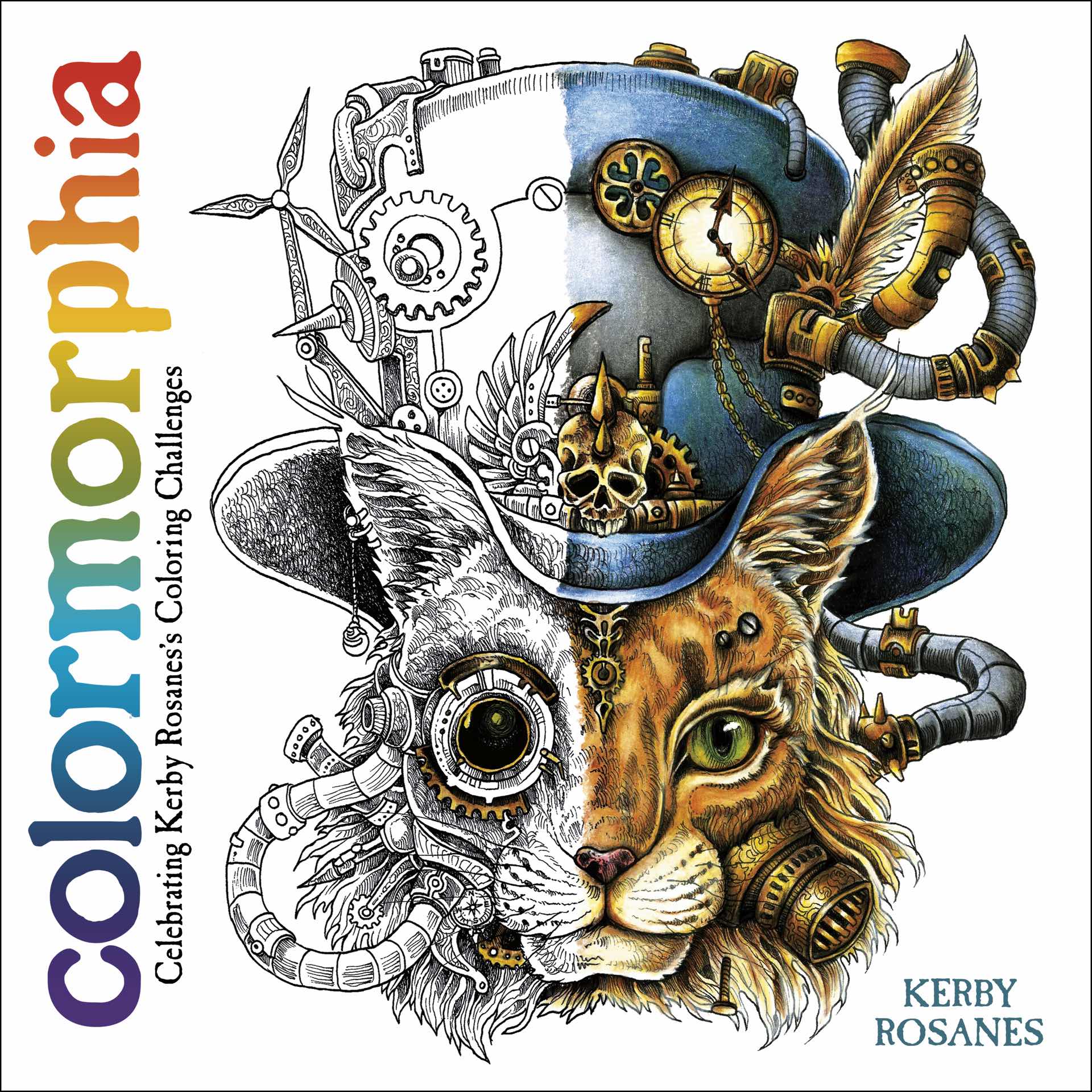 Colormorphia coloring book by Kerby Rosanes.