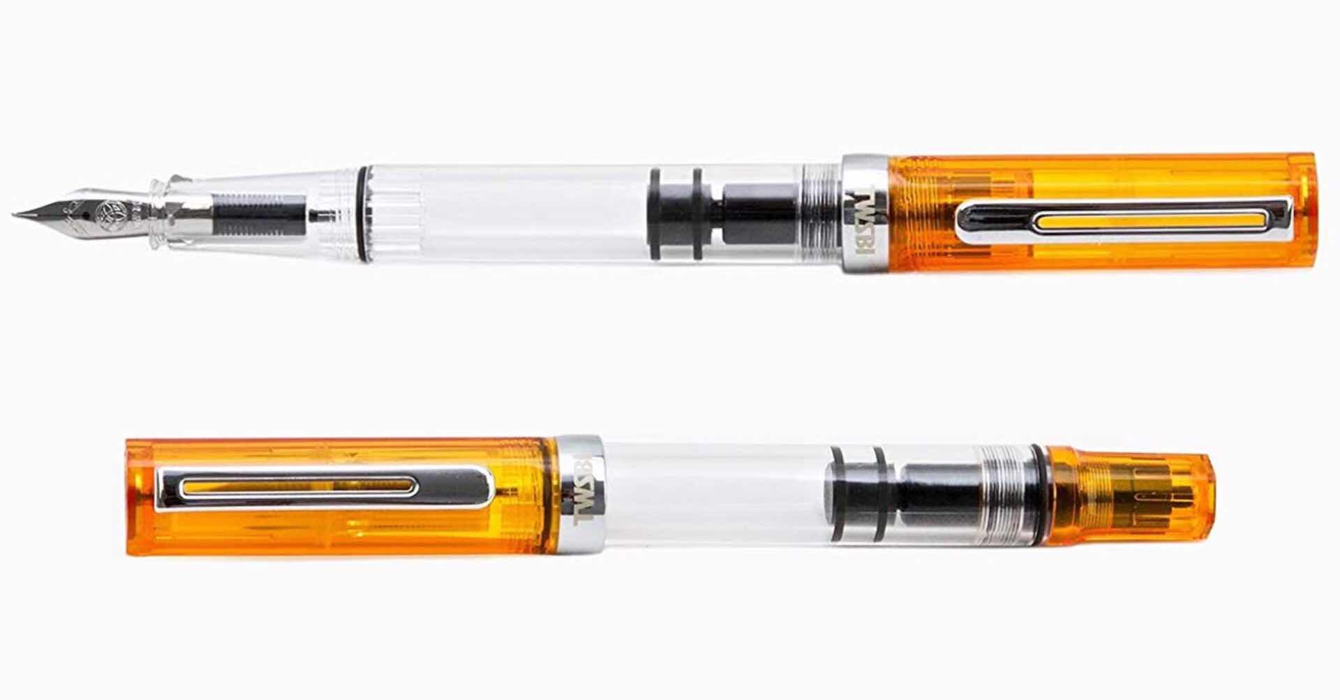 TWSBI ECO Transparent Orange fountain pen. ($32; comes in a variety of nib sizes)