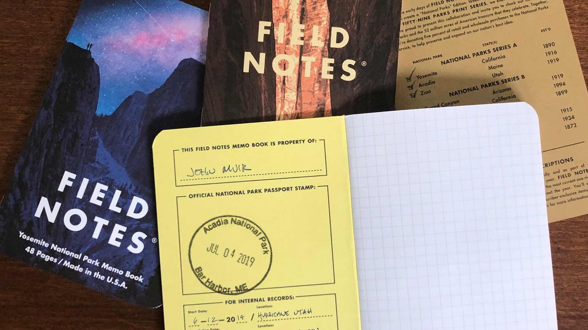 field-notes-national-parks-series-edition-2