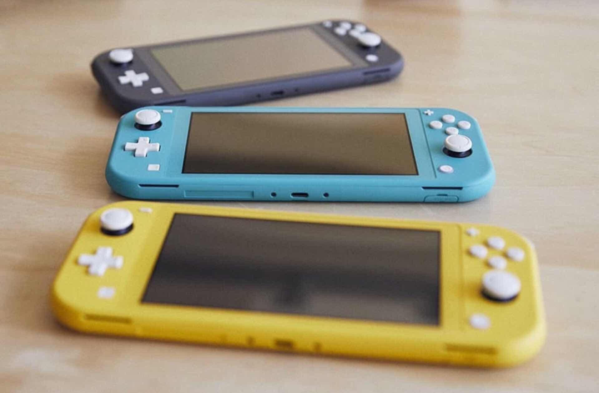 The Nintendo Switch Lite mobile game console. ($200, available in gray, turquoise, and yellow)