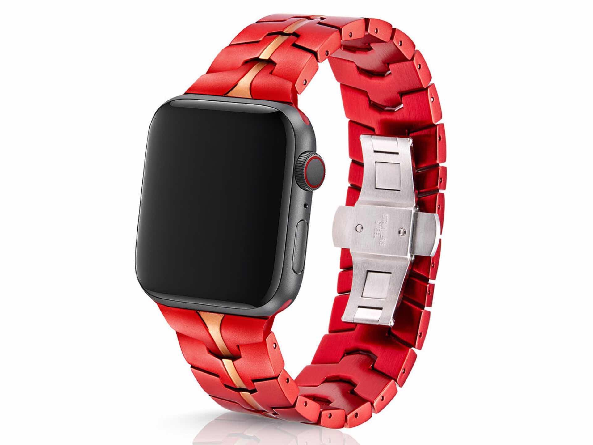 Juuk Vitero Crimson band for Apple Watch. ($149)