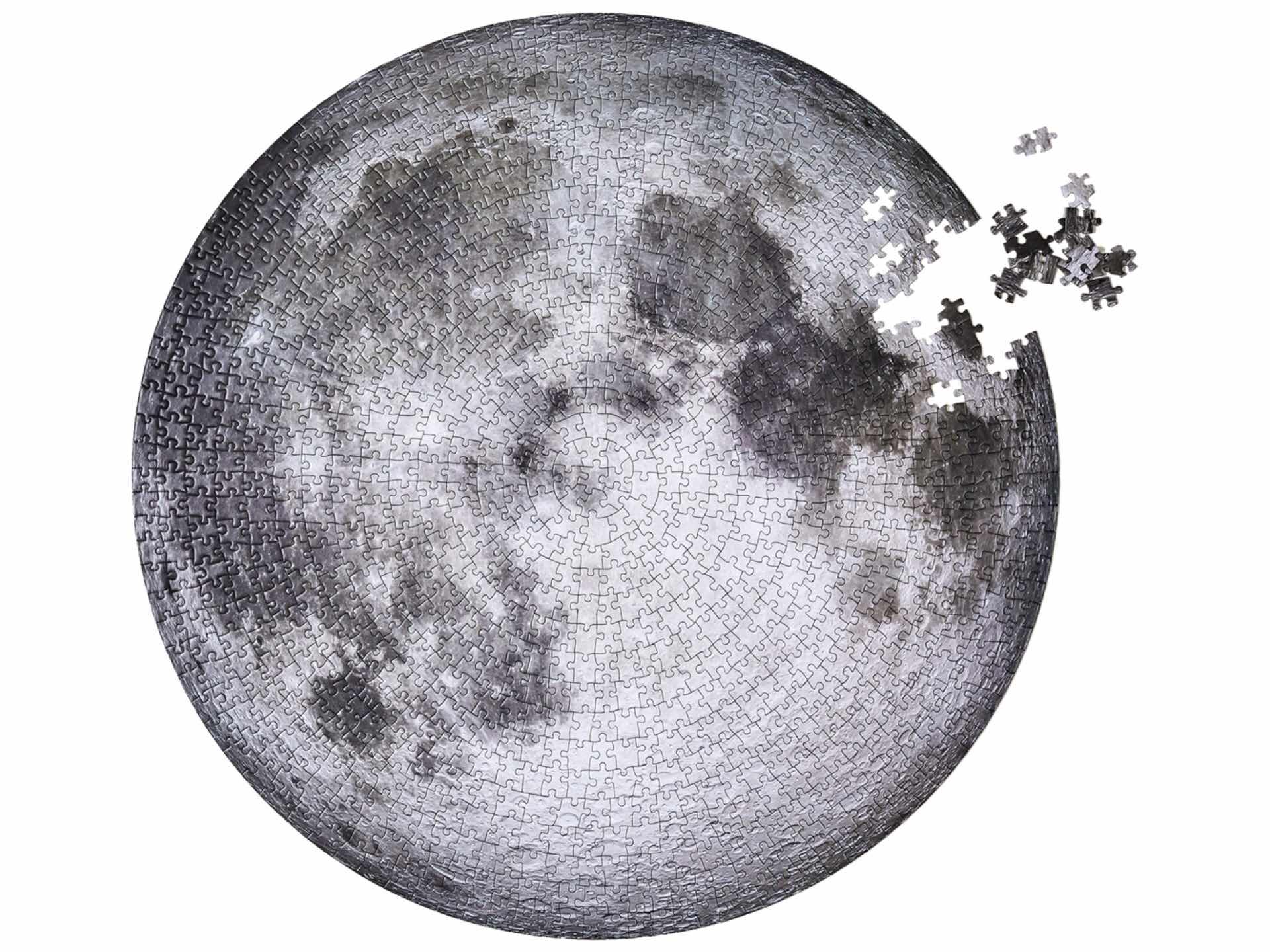 “The Moon” jigsaw by Four Point Puzzles. ($25)