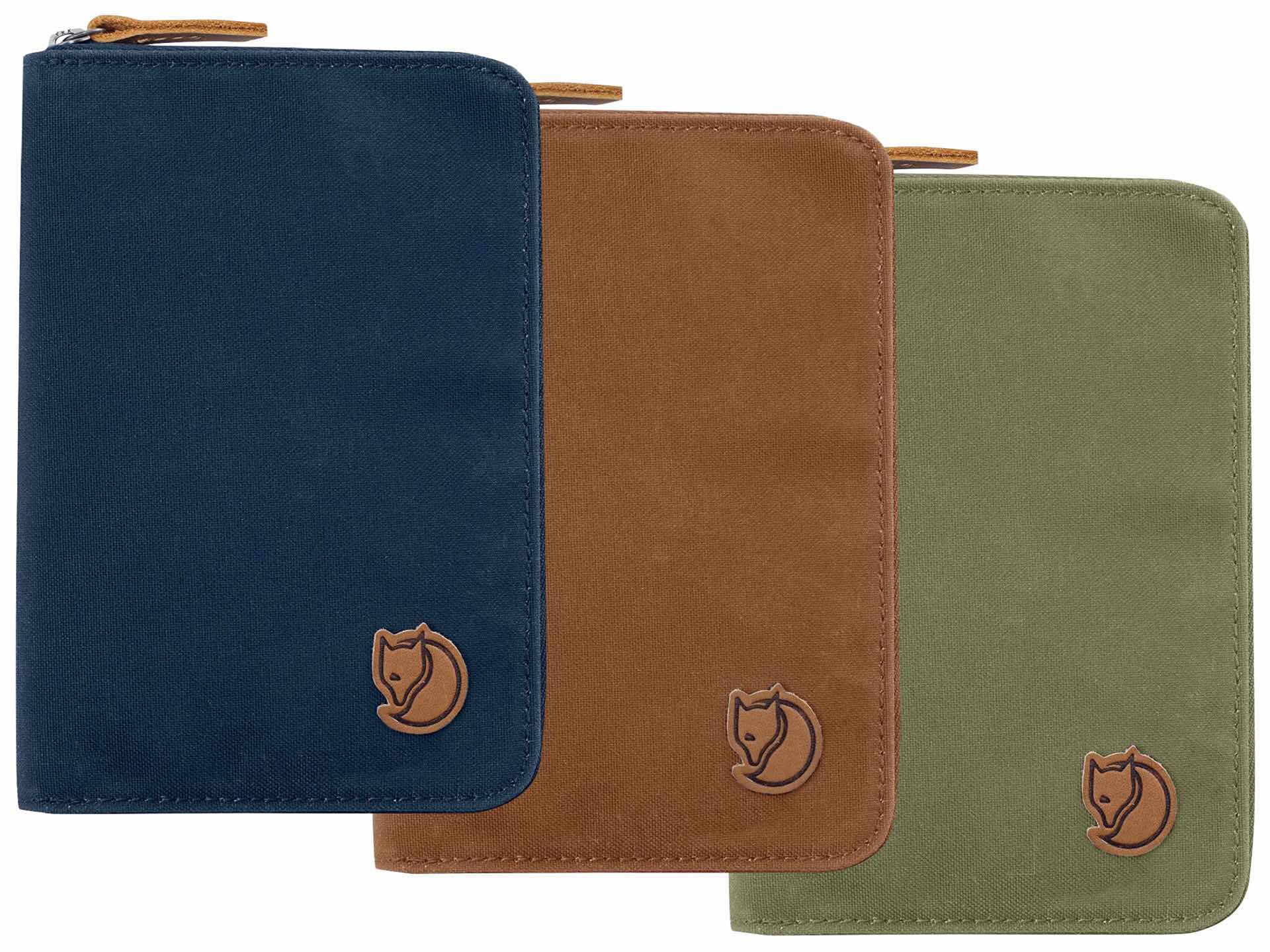 Fjallraven - Leather Passport Cover, Black