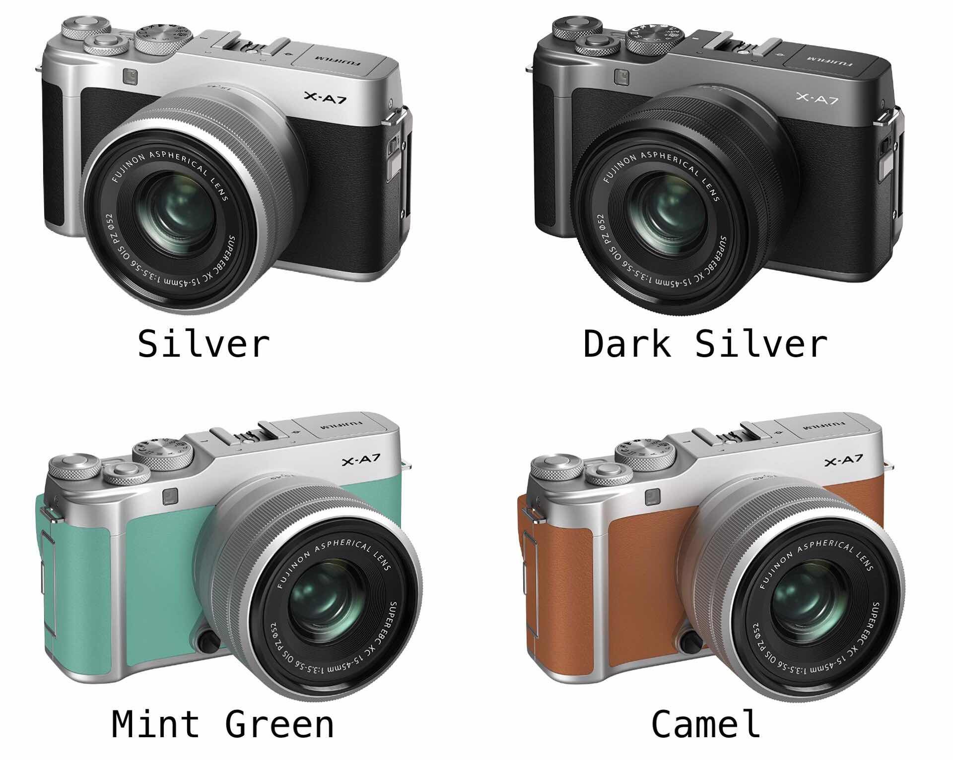 fujifilm-x-a7-mirrorless-digital-camera-colors
