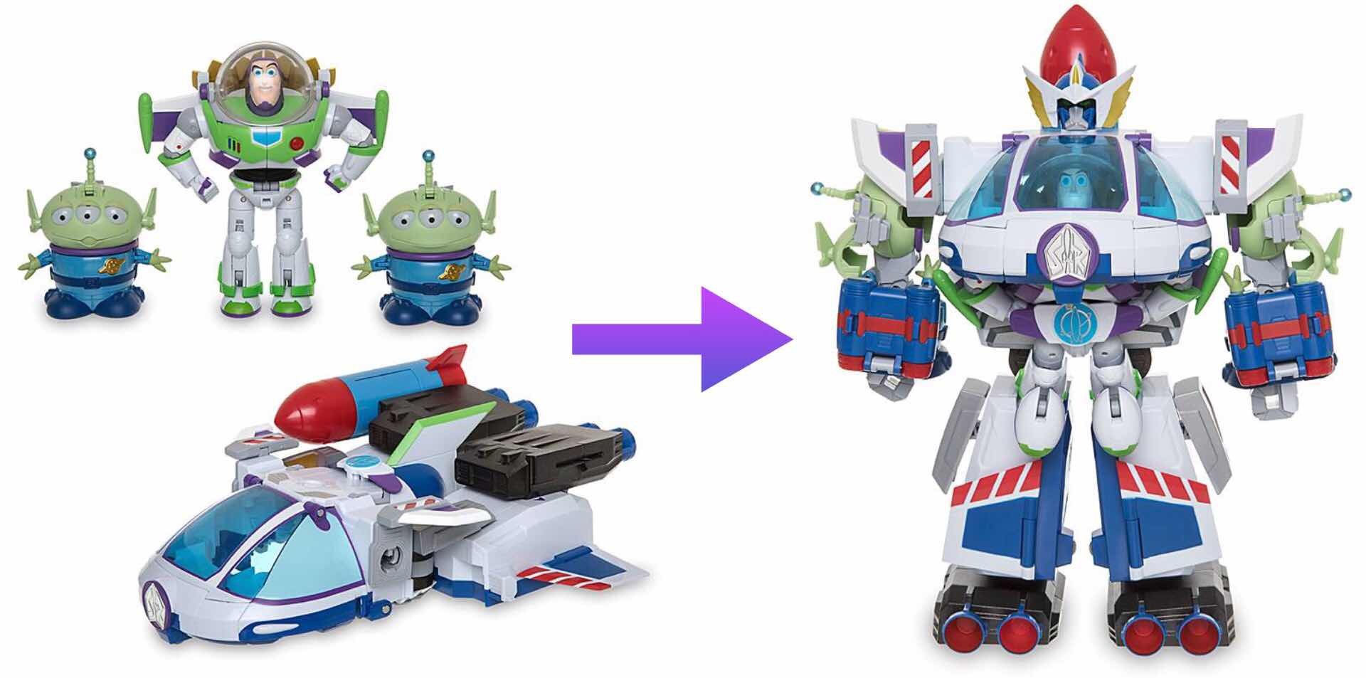 Toy story combiner store robot