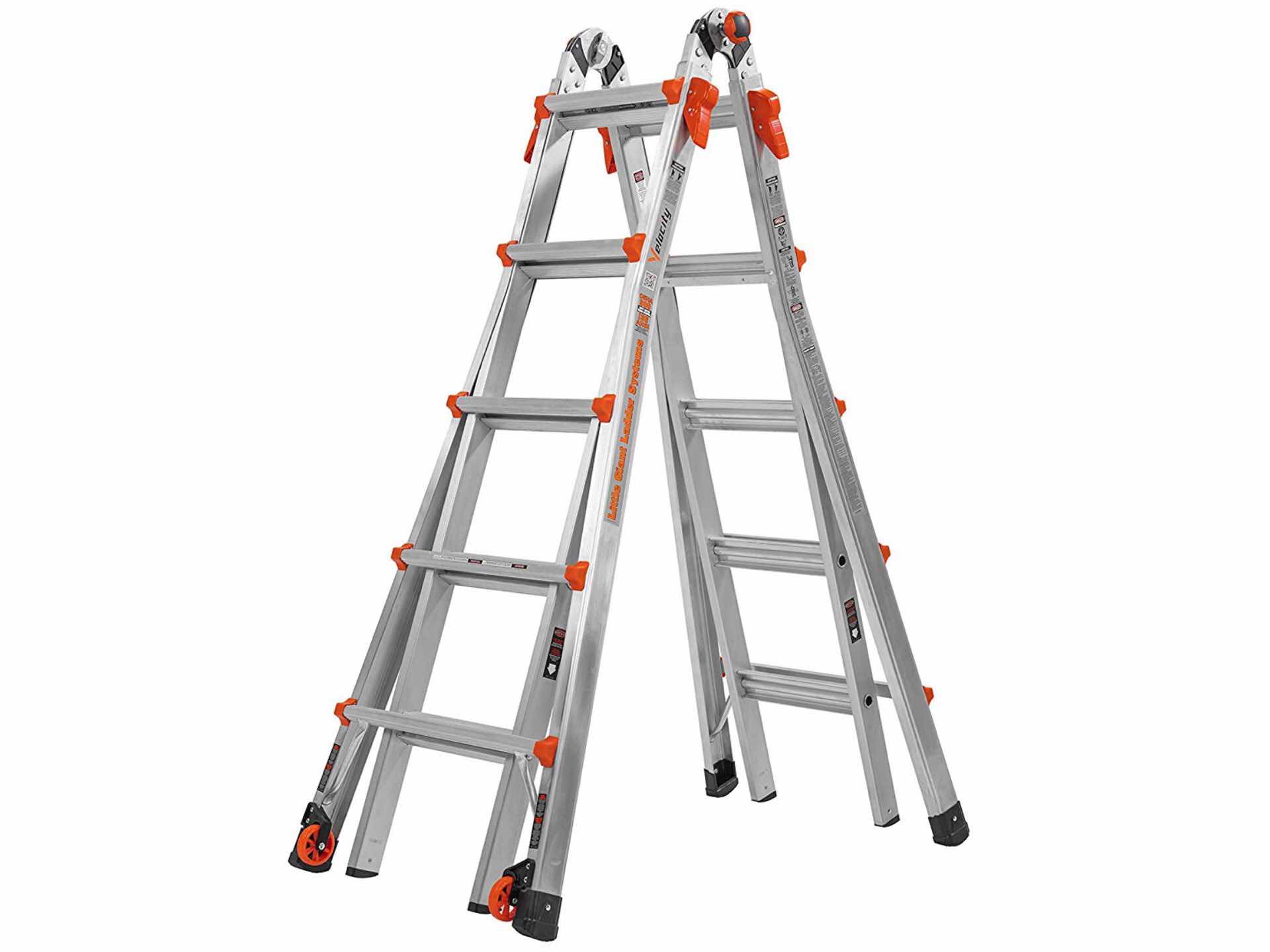 Little Giant Velocity 15 Ft. Aluminum Telescoping Ladder With 300