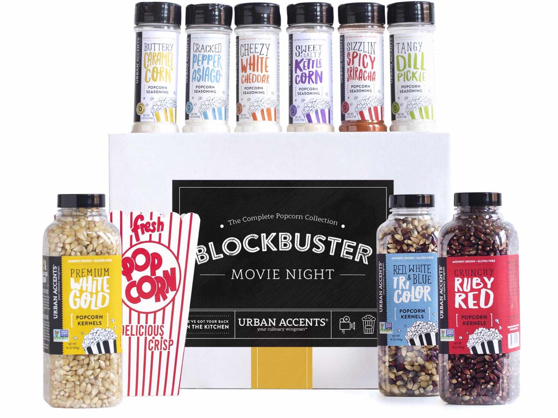 Urban Accents popcorn gift set. ($50)