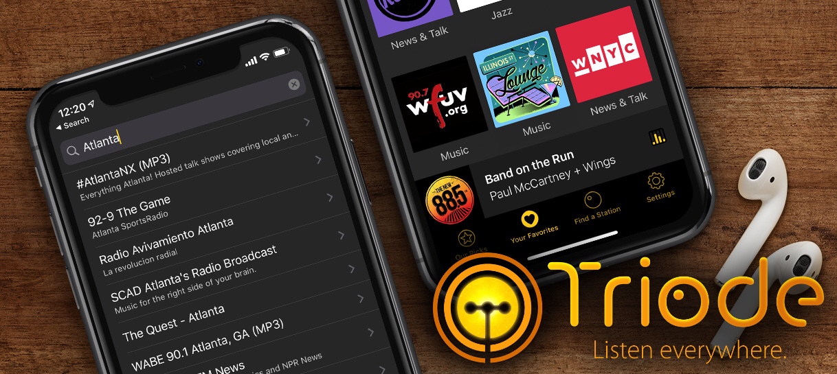 Triode' Internet Radio App for iOS, Mac, and Apple TV — Tools and