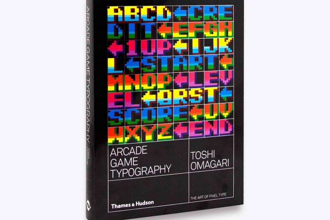 Arcade Game Typography: The Art of Pixel Type by Toshi Omagari. ($28 paperback)