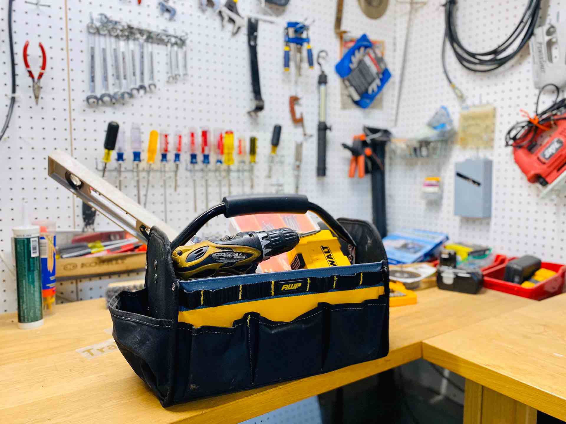 AWP open-top tool tote. ($19)