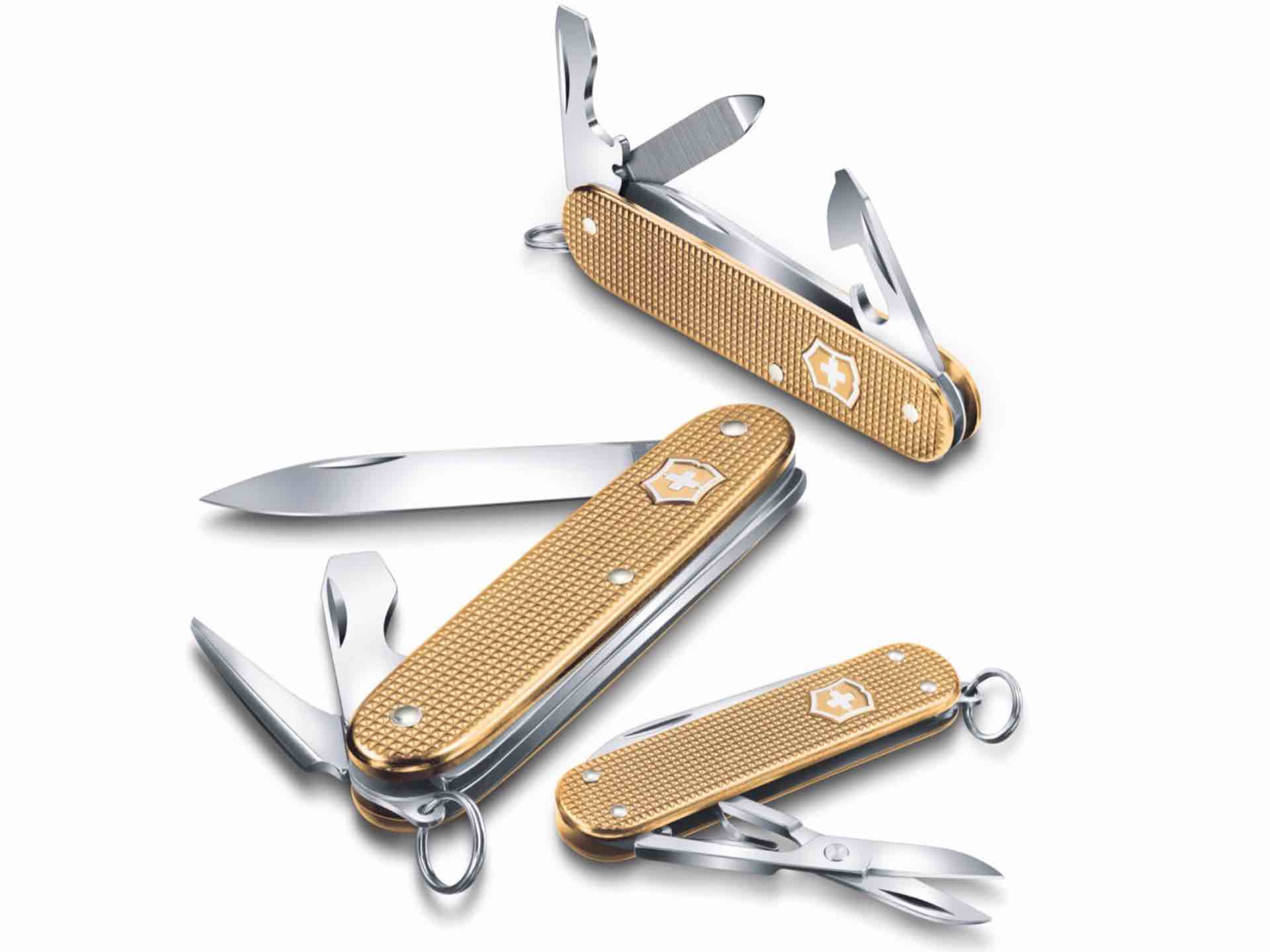 Victorinox Pioneer 93 mm Alox Limited Edition 2019 Champagner-Gold