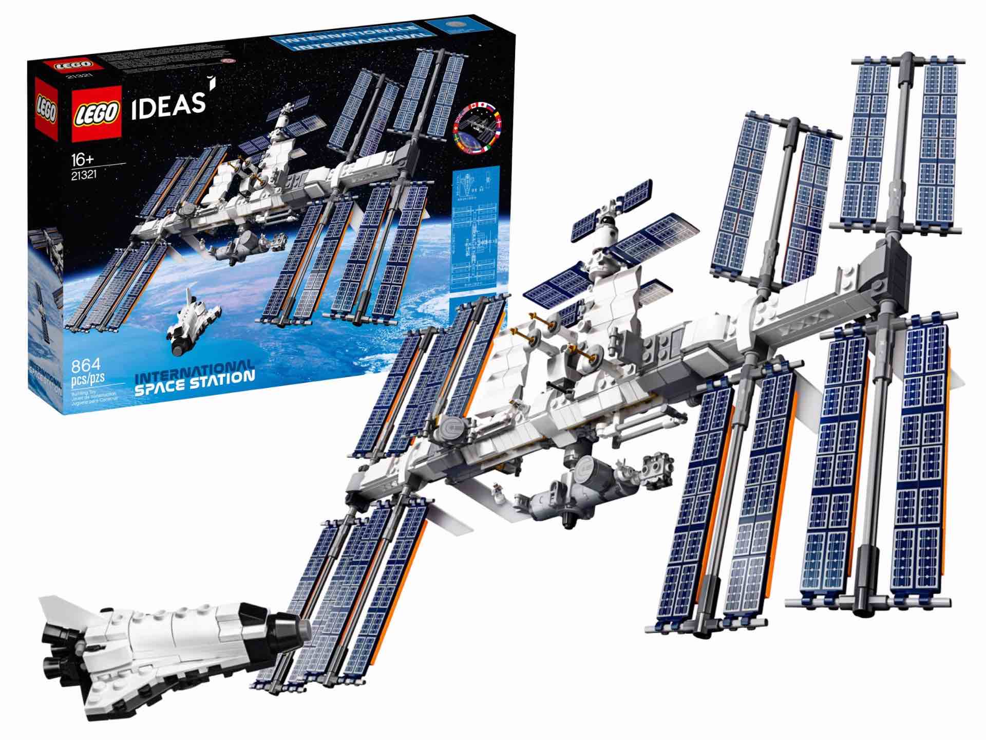 LEGO Ideas 21321 International Space Station Set Tools and Toys