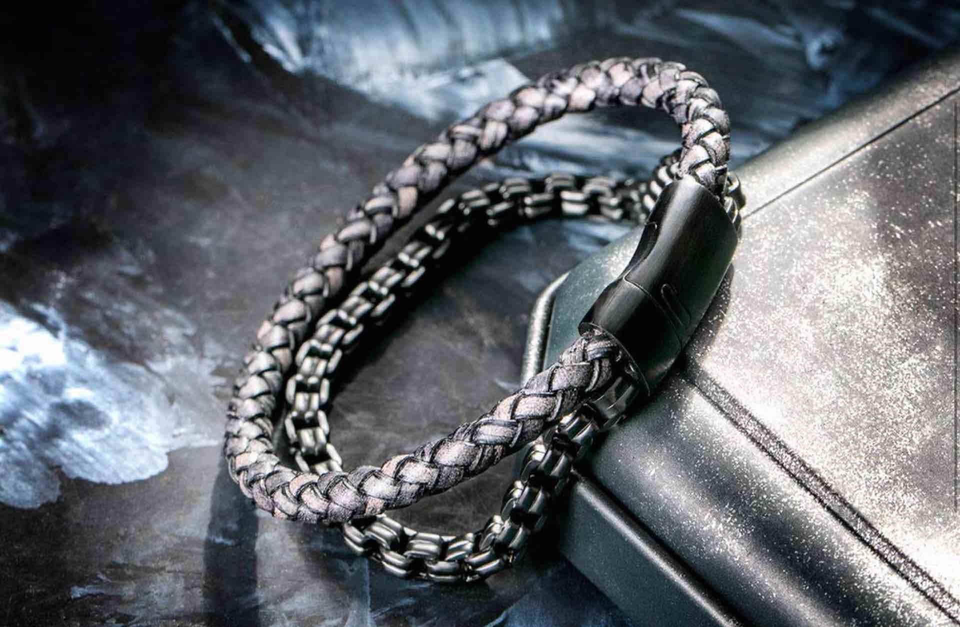 murtoo Men's Leather Bracelet