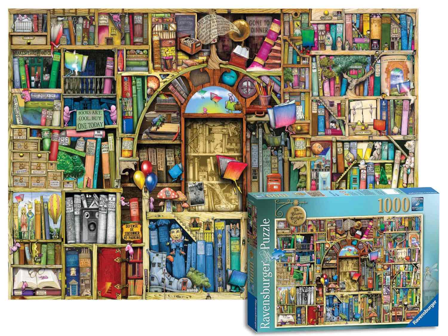 Ravensburger The Bizarre Bookshop 2 Puzzle 1000 Pieces