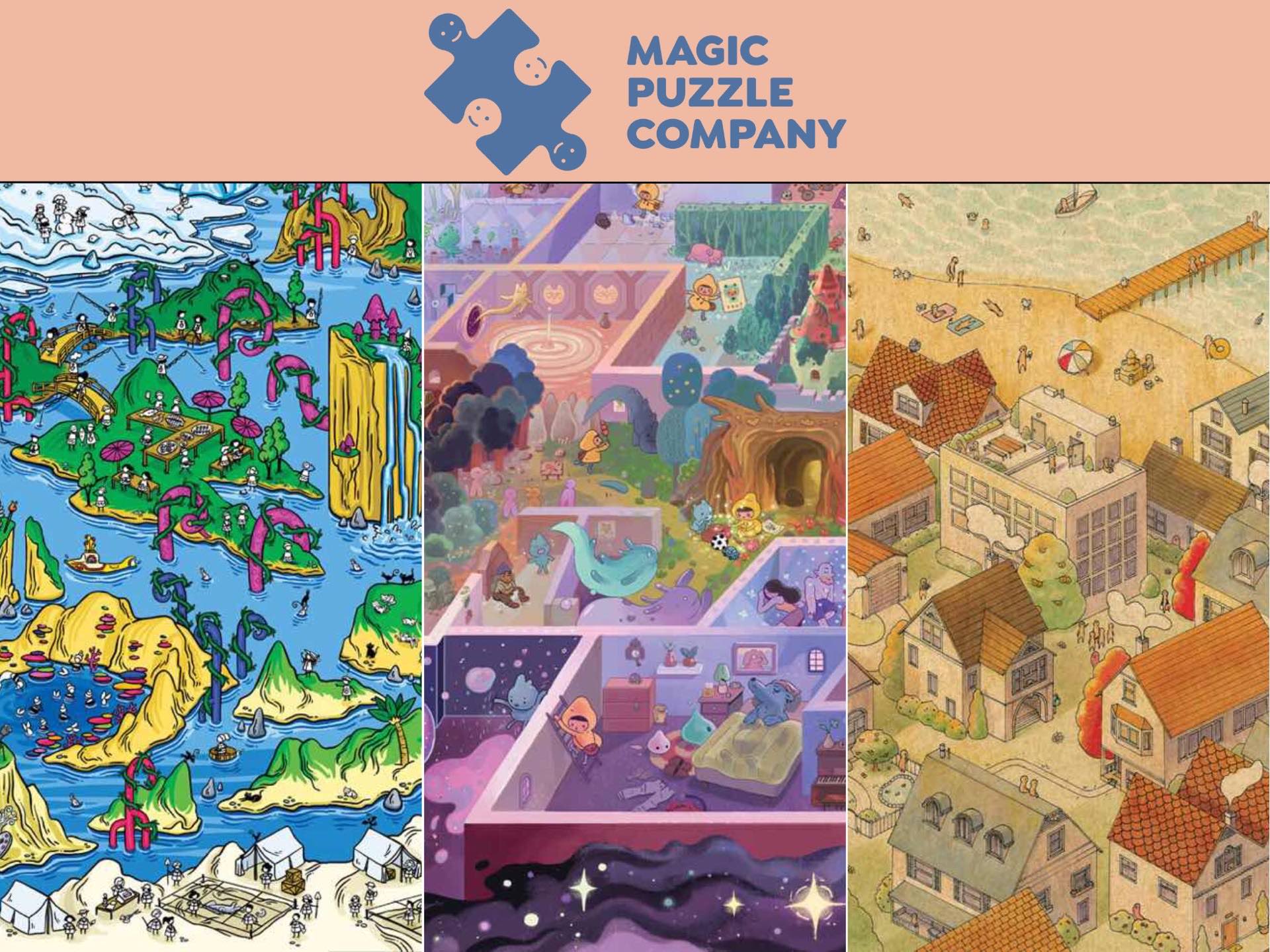 Series One” Jigsaw Puzzles by the Magic Puzzle Company