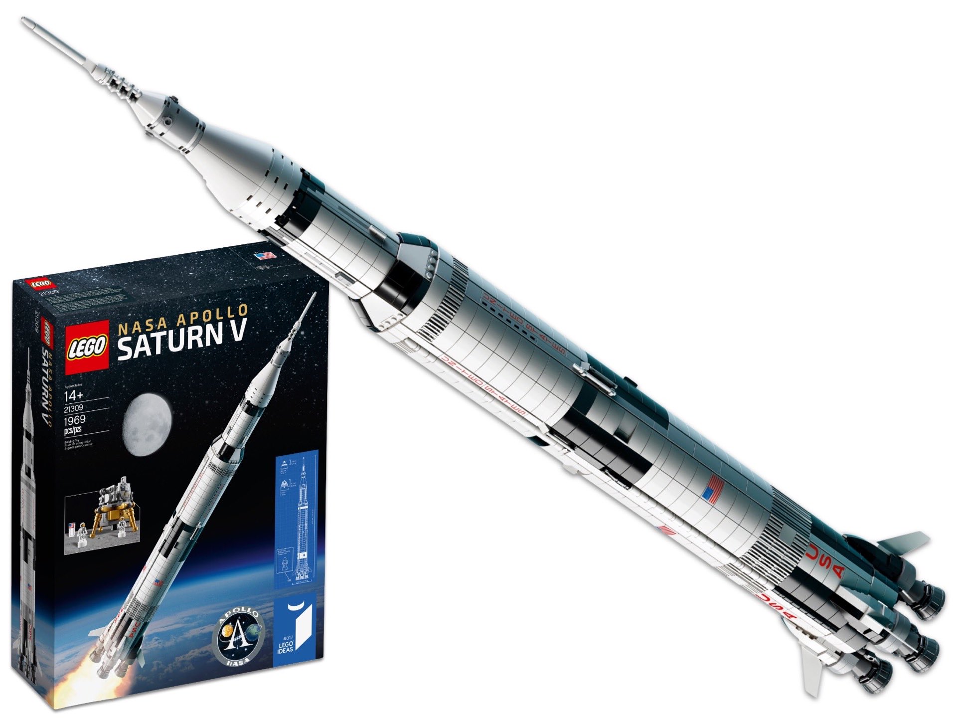 saturn v rocket lego set