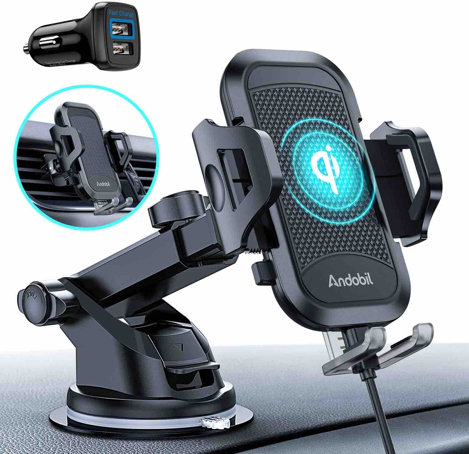 Andobil Ultimate Car Phone Mount & Wireless Charger — Tools and Toys