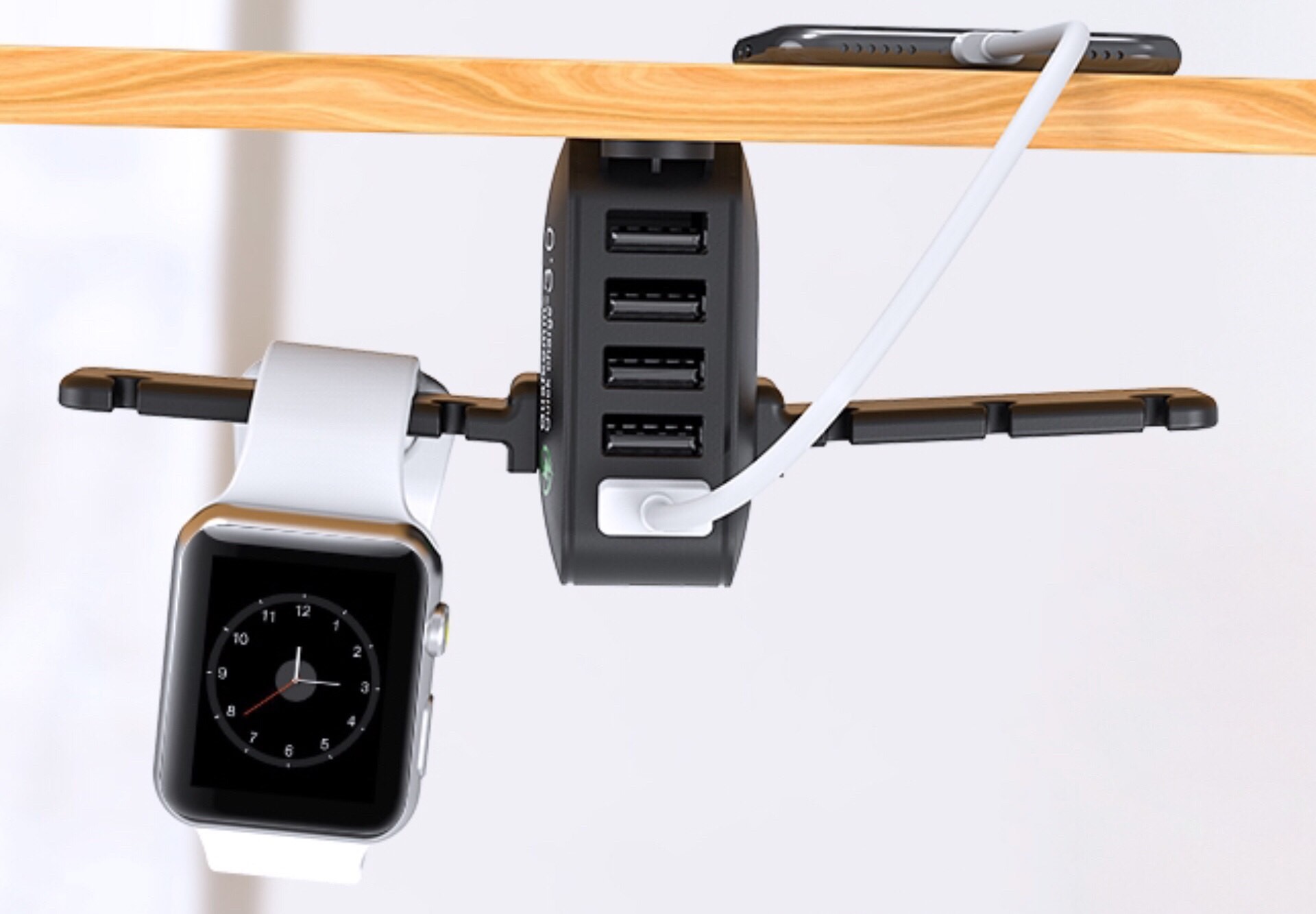 yostyle-under-desk-headphone-apple-watch-stand-with-usb-charger-2