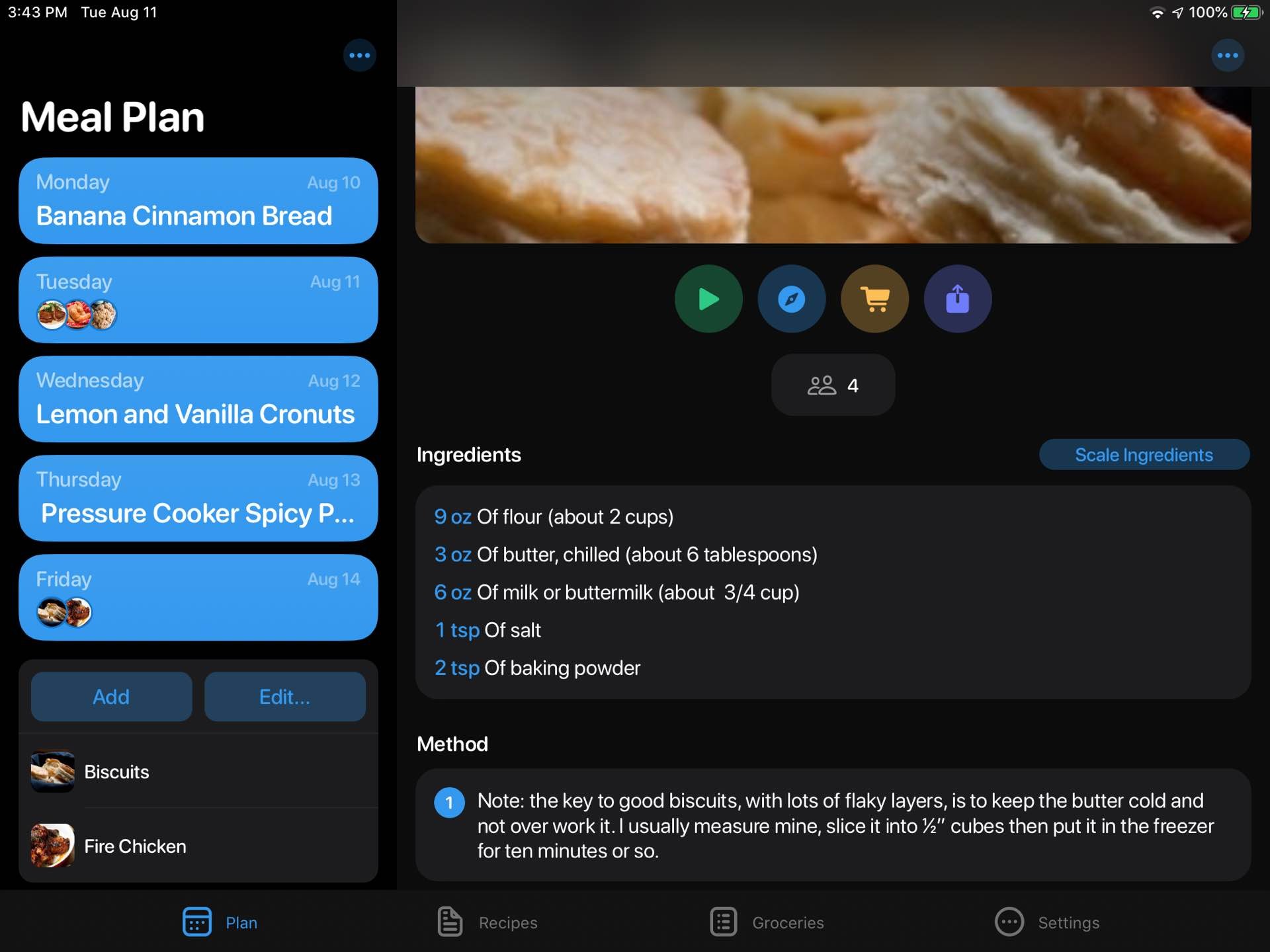 a crouton-recipe-and-meal-planner-app-ipad-planning