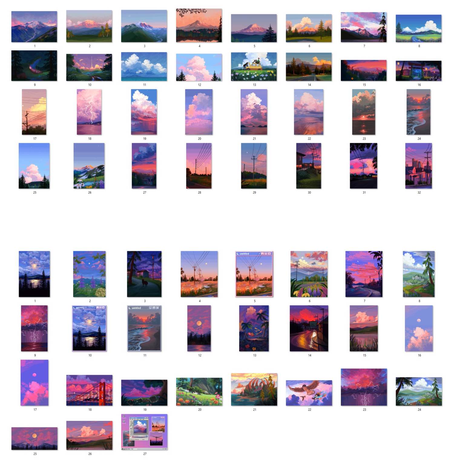 8pxl-hd-pixel-art-wallpaper-packs-contents