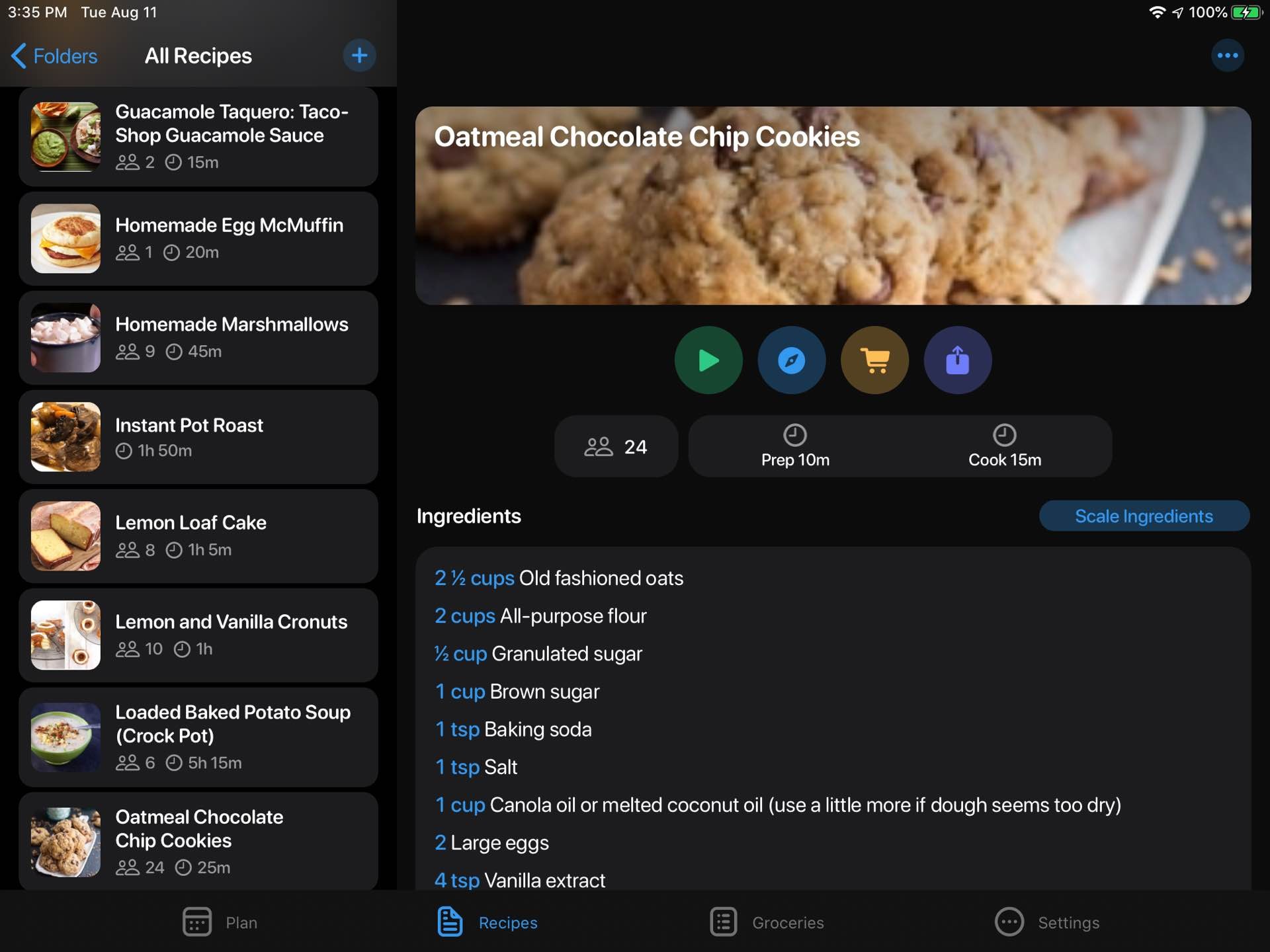 a crouton-recipe-and-meal-planner-app-recipe-ipad