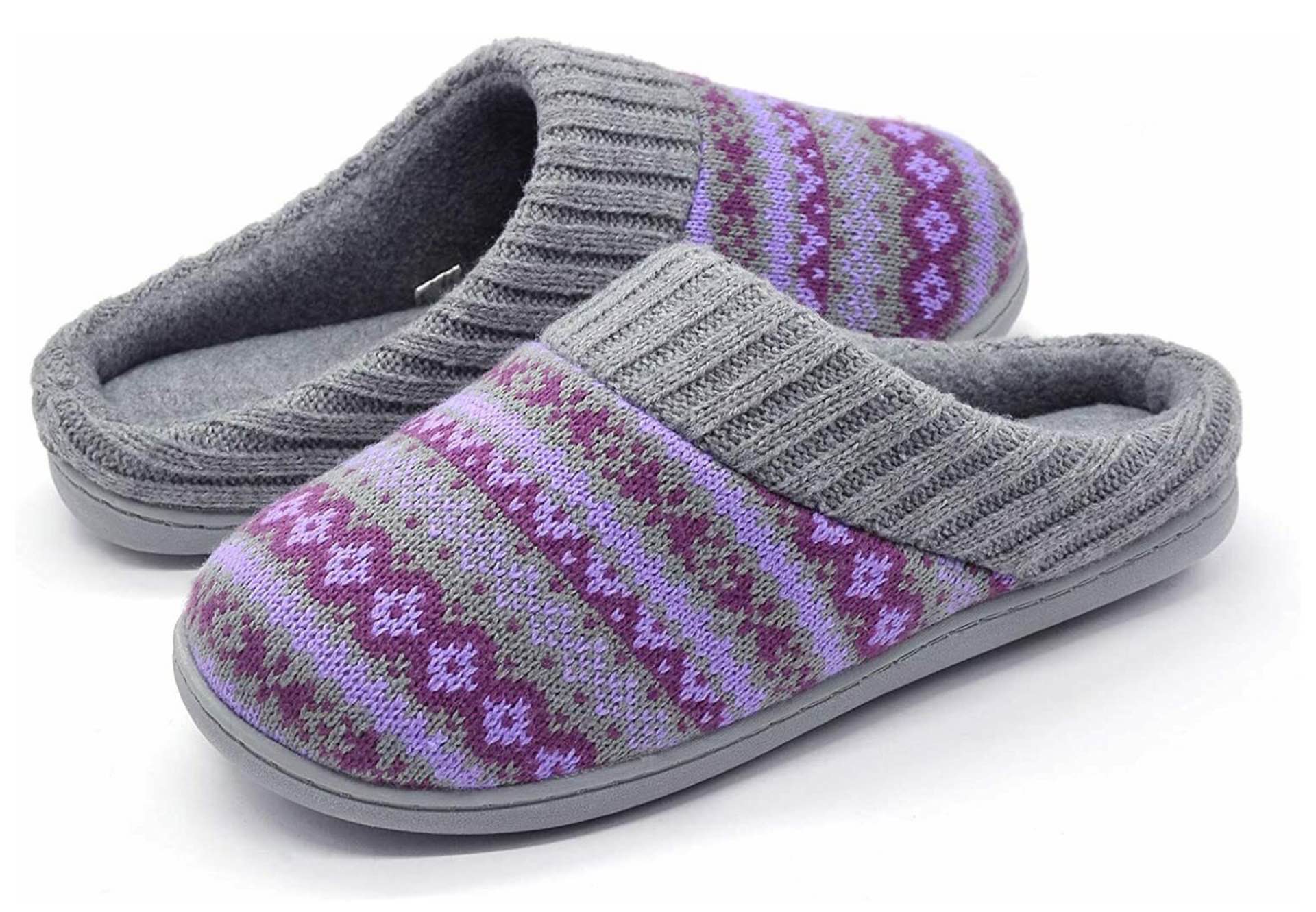 Sweater discount knit slippers