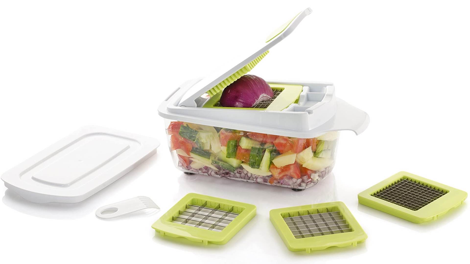 Brieftons QuickPush Food Chopper (BR-QP-02): Strongest & 200% More Container