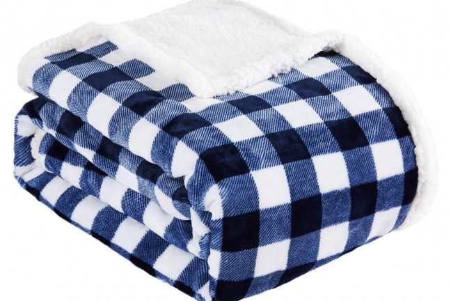 Beautex sherpa fleece blanket. ($31)