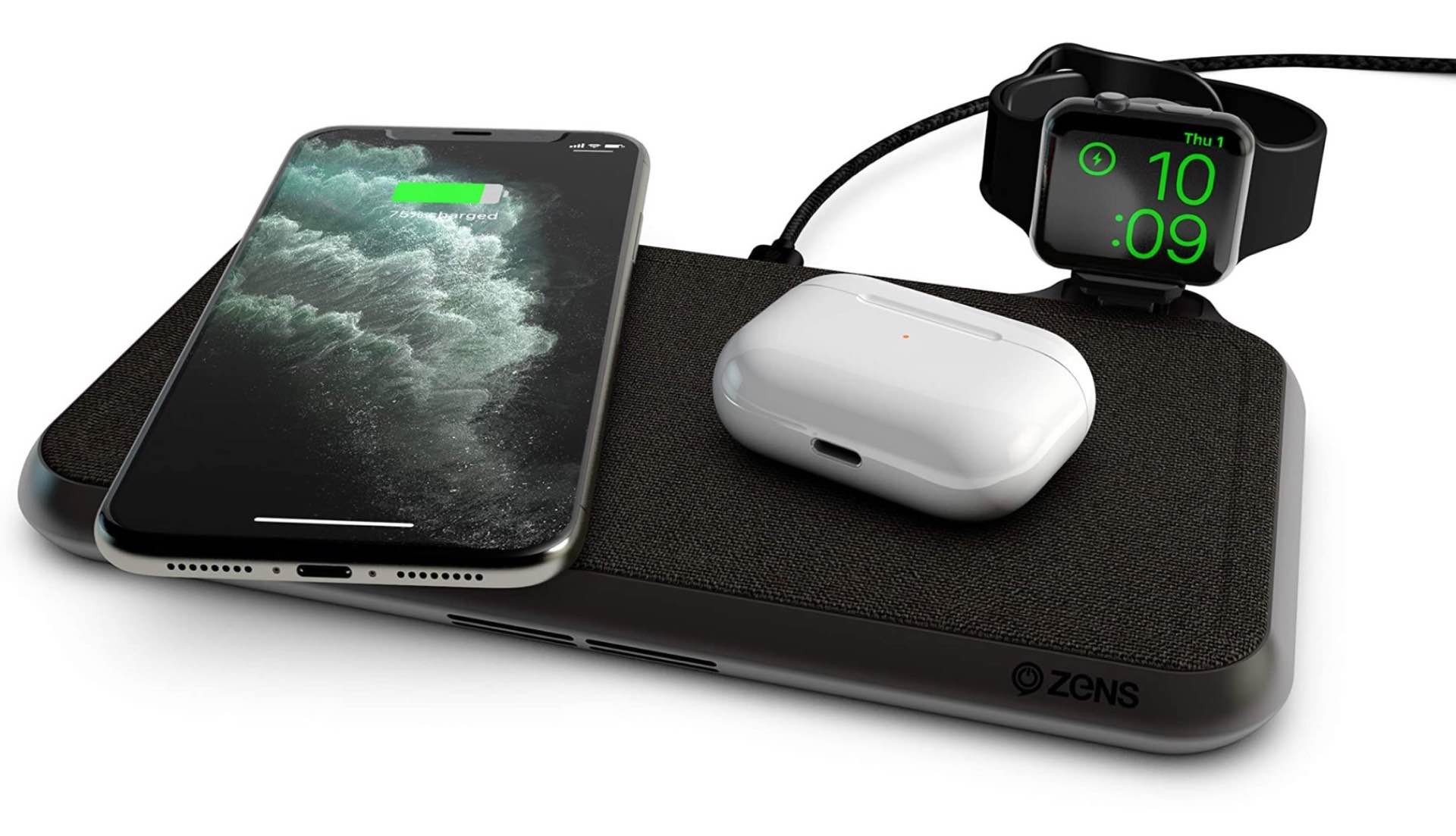 ZENS “Liberty” 16-Coil Dual Wireless Charging Pad