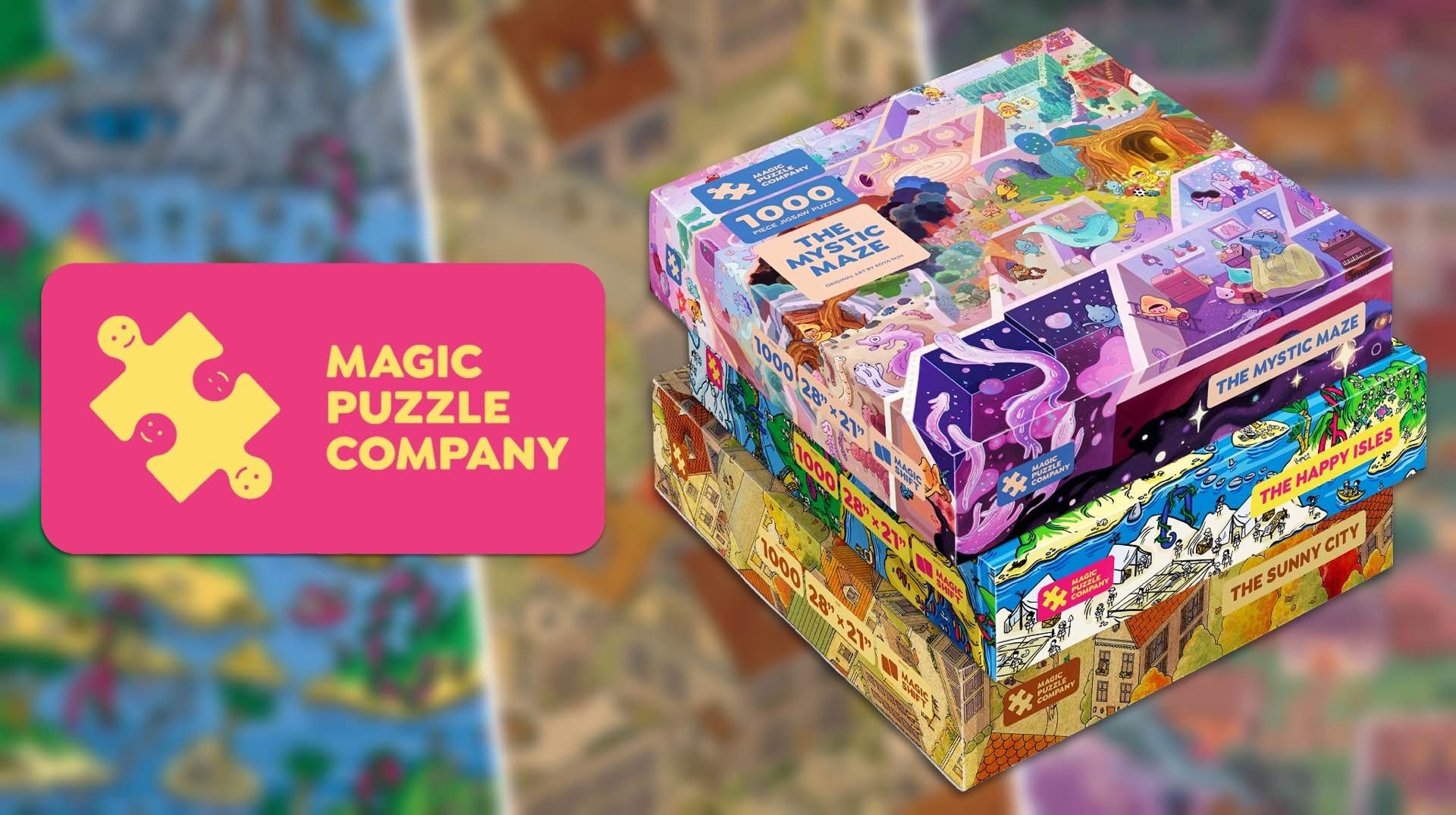 Magic Puzzles collection. ($20 a pop, or $55 for the full trio)
