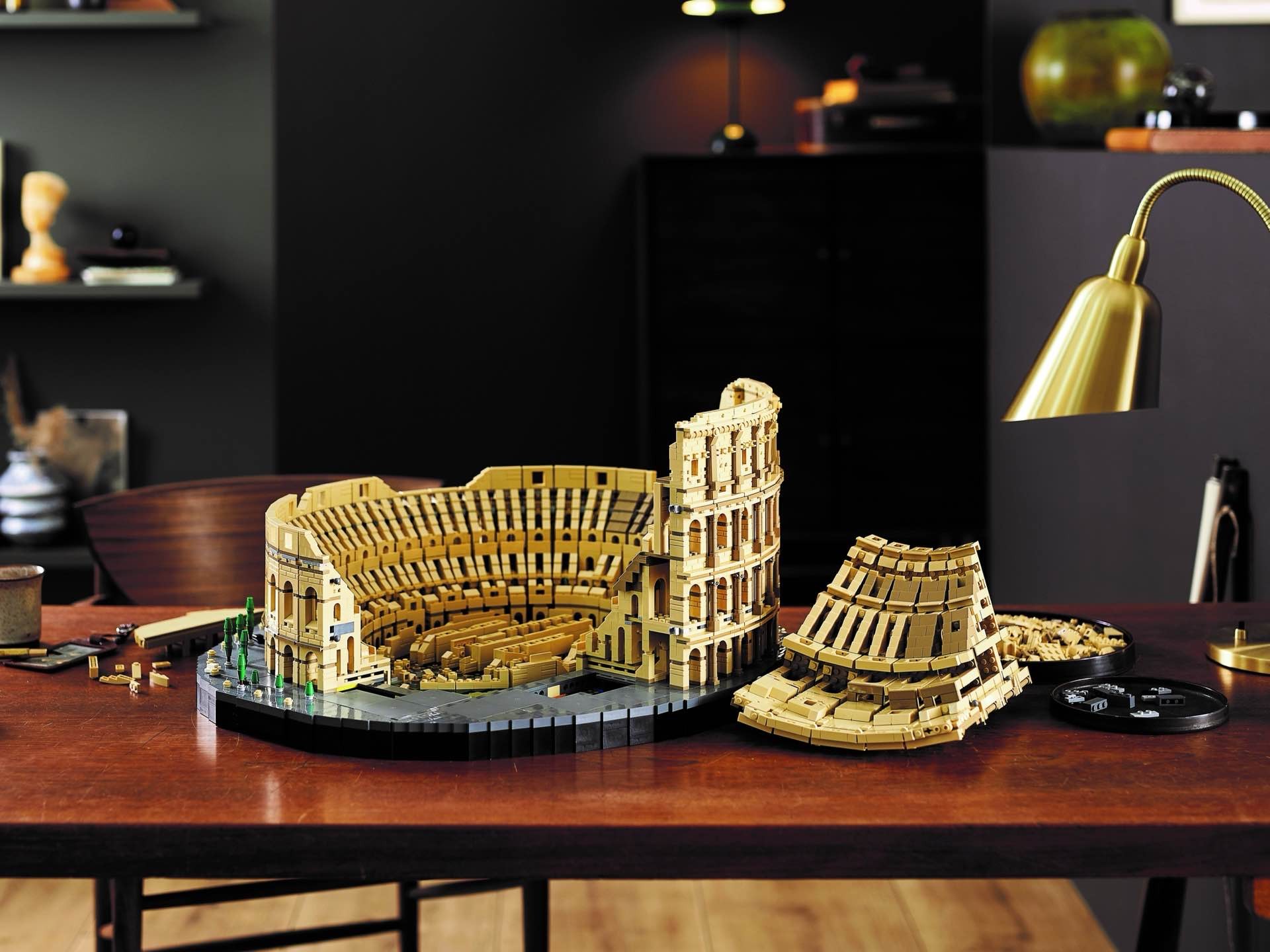 the 9,036-piece roman colosseum kit is LEGO's largest to date