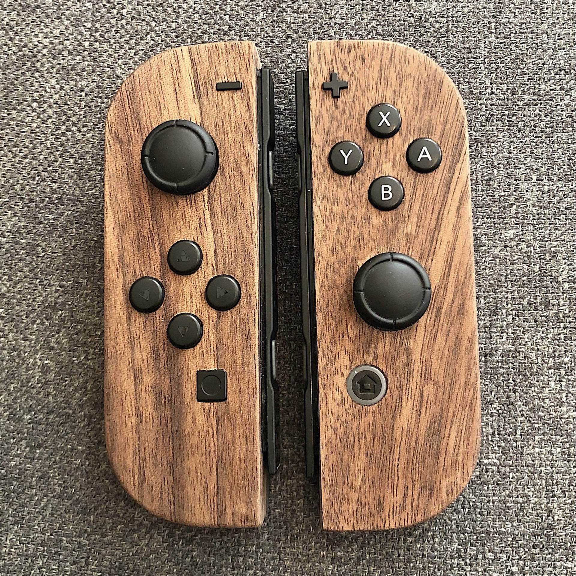 Handmade Wooden Housings for Nintendo Switch Joy-Cons by Aldered Design  [] — Tools and Toys