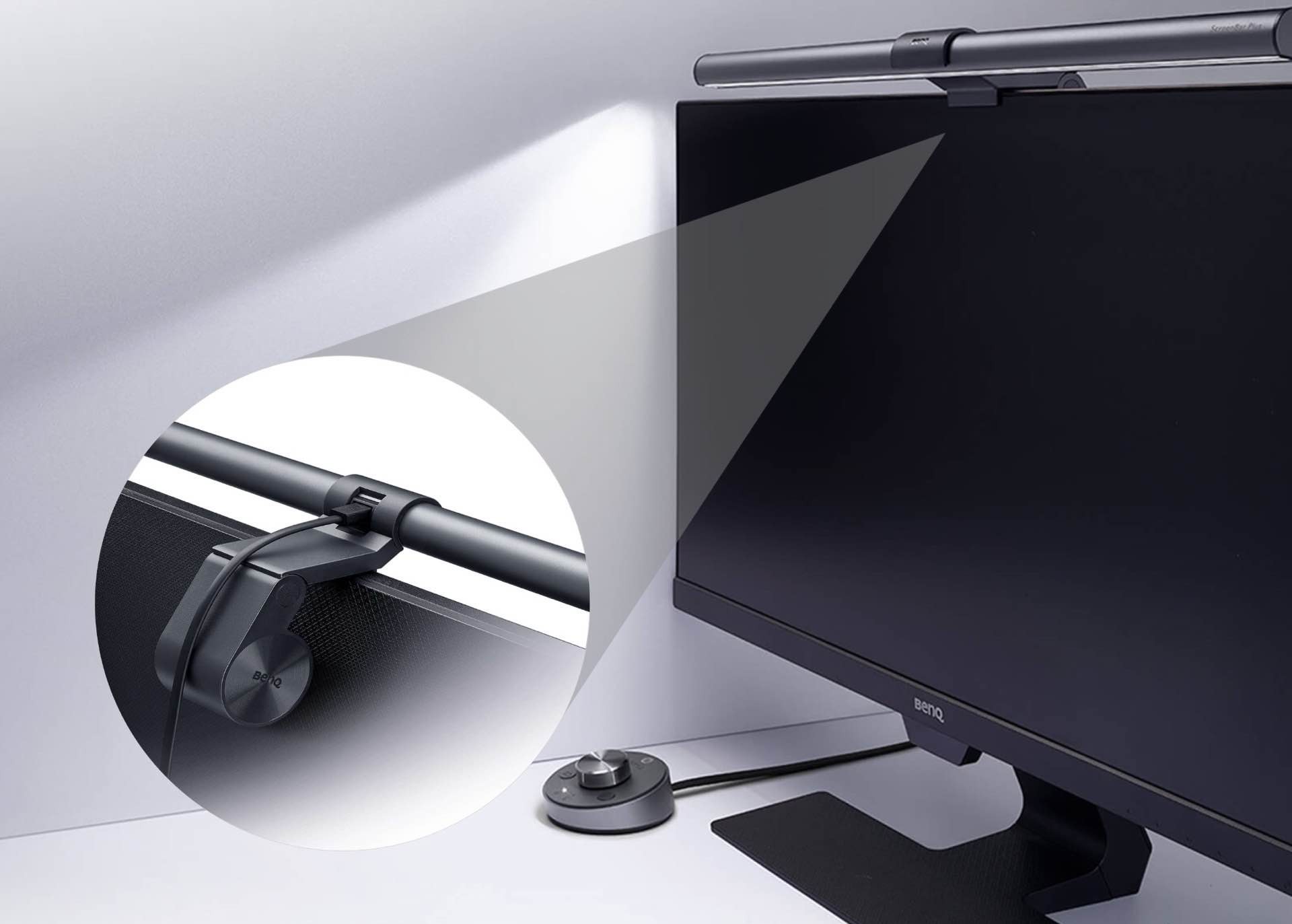 BenQ “ScreenBar Plus” Monitor Lamp with Desktop Control Dial