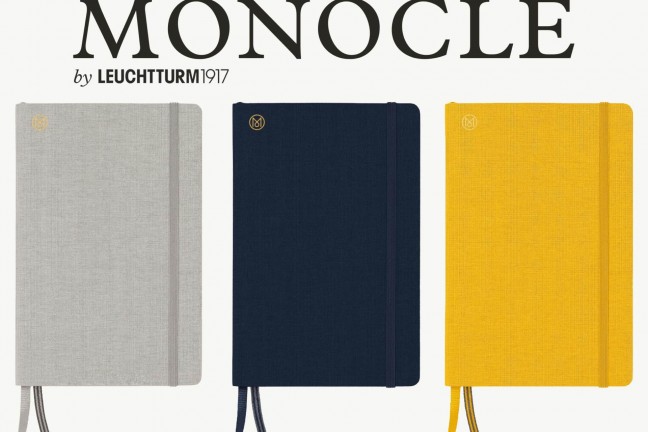 Leuchtturm1917 x MONOCLE softcover and hardcover notebooks. ($20–$33, depending on size and cover type)