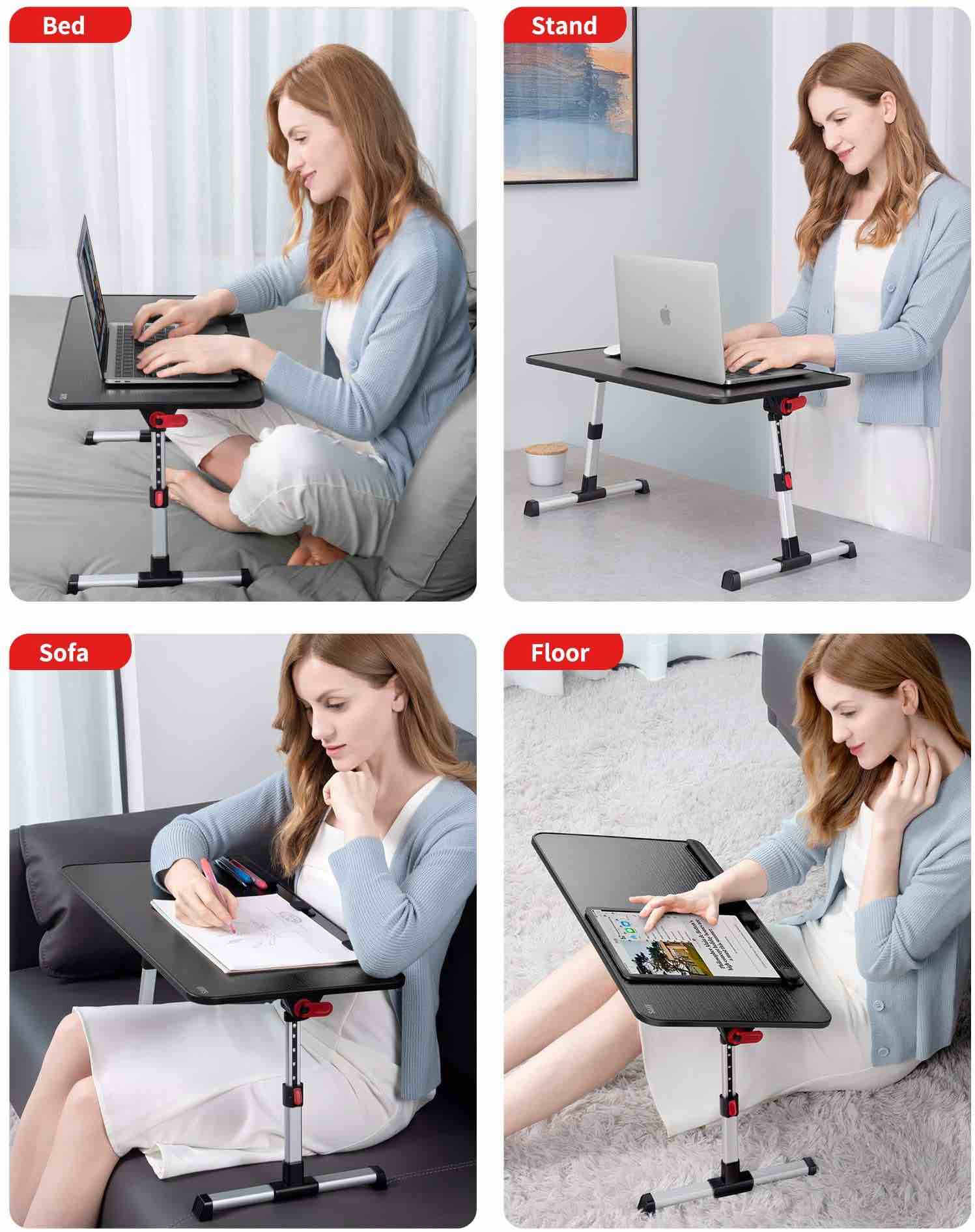 Saiji adjustable laptop stand for deals bed