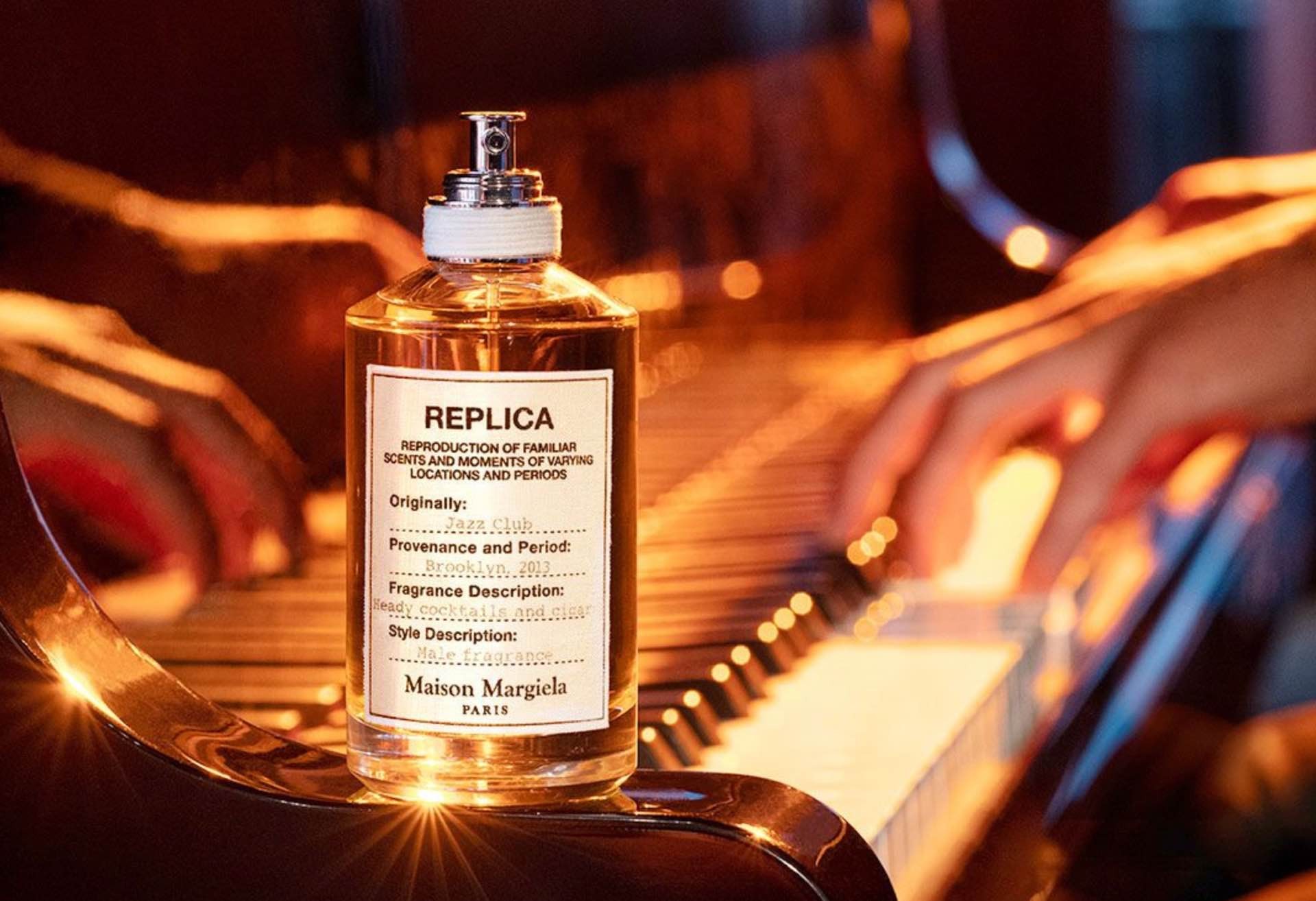 Maison Margiela “REPLICA Jazz Club” fragrance. ($123 for 3.4 fl oz bottle or $38 for 0.34oz travel spray)