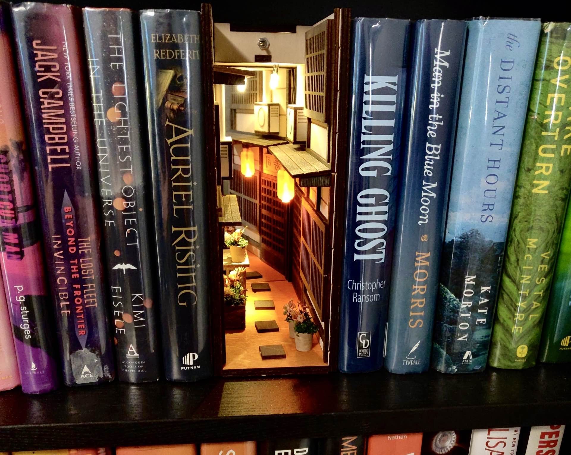 miniAlley diorama bookshelf inserts. ($229–$249, depending on scene)
