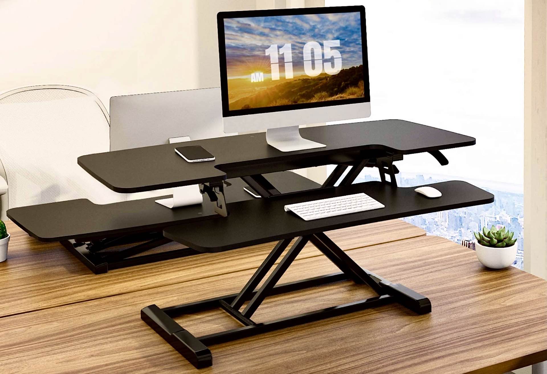 flexispot height adjustable standing desk converter