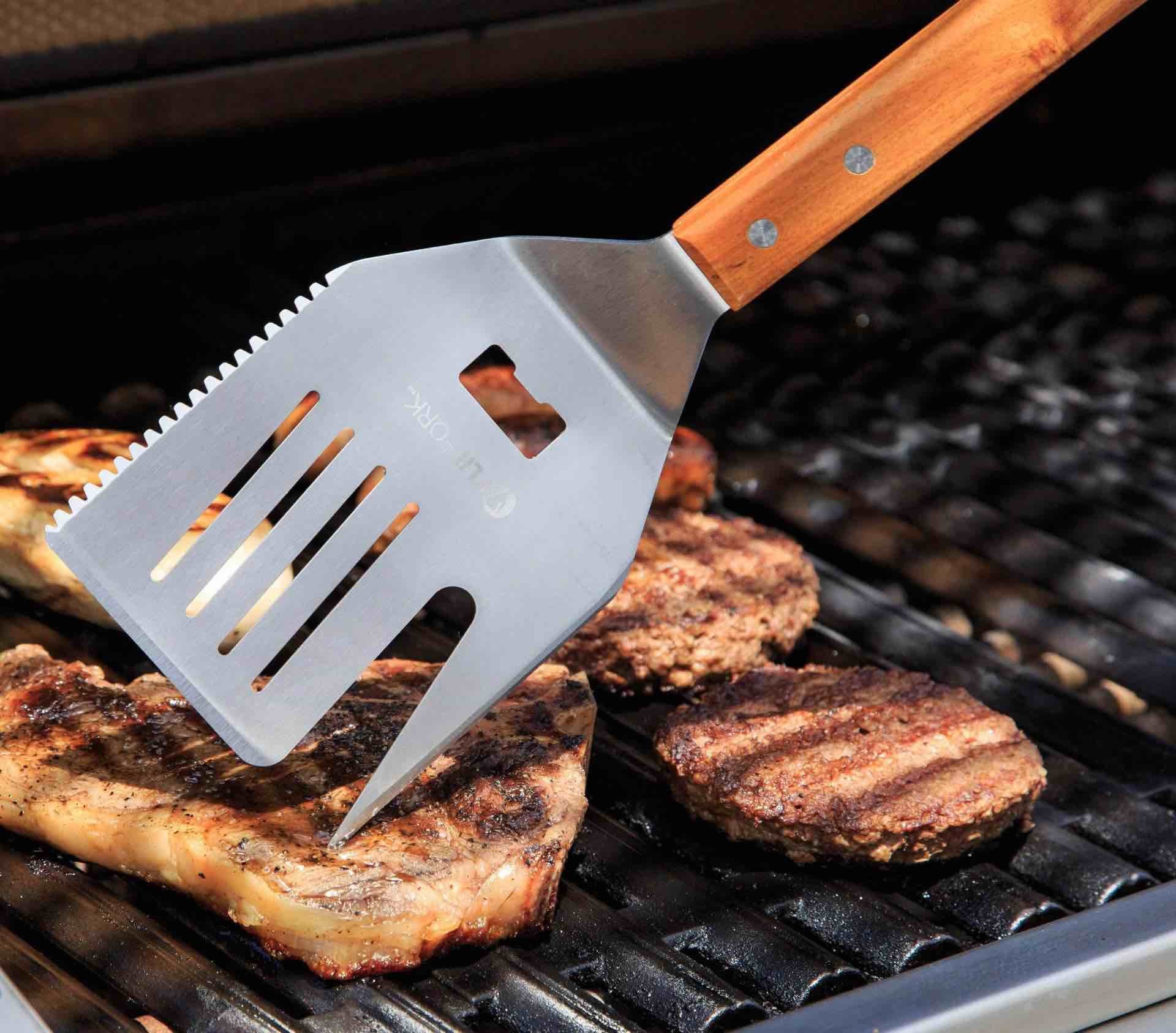 The FlipFork “Boss” grill spatula. ($25)