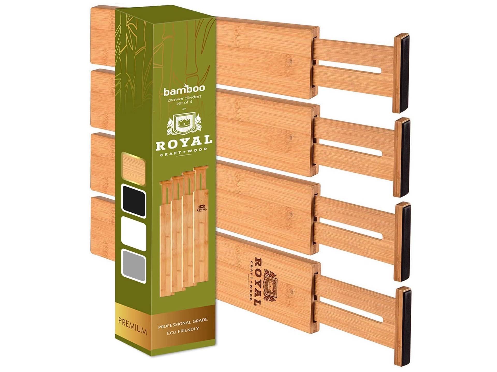 royal-craft-wood-adjustable-bamboo-drawer-dividers