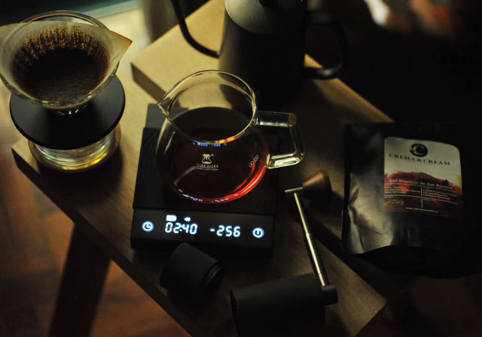 TIMEMORE Mirror Coffee and Espresso Scale in Black