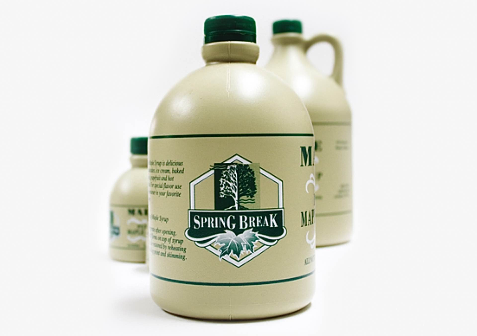 Spring Break pure Maine maple syrup. (Price varies by size/type)