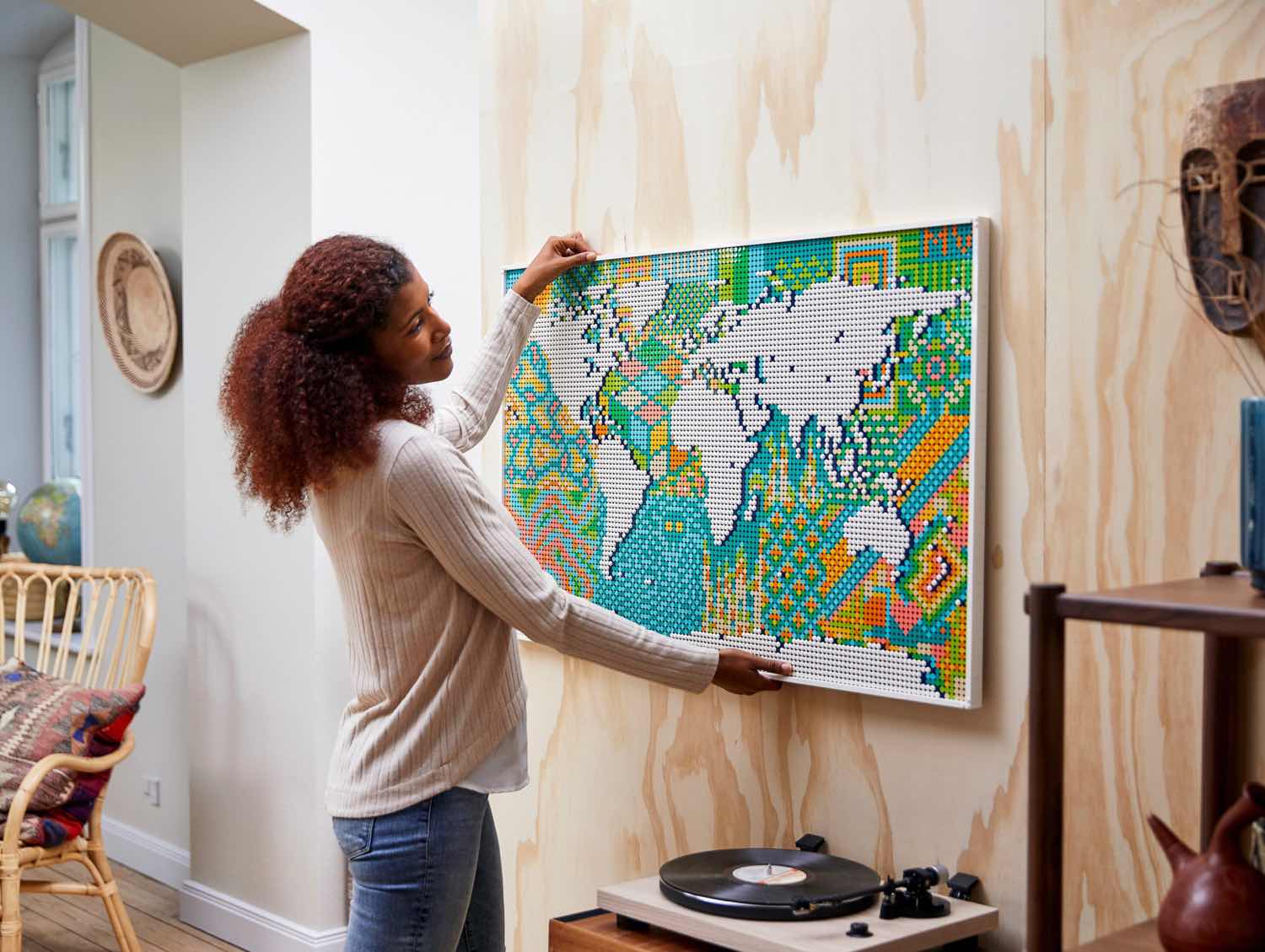 The LEGO Art world map. ($250)